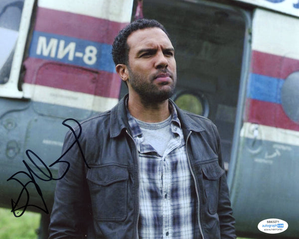 OT Fagbenle Black Widow Signed Autograph 8x10 photo ACOA