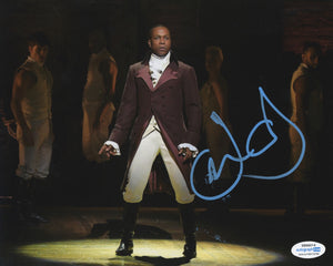 Leslie Odom Jr Hamilton Signed Autograph 8x10 Photo ACOA