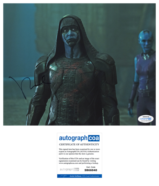 Lee Pace Guardians of the Galaxy Signed Autograph 8x10 Photo ACOA