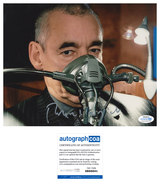 Roger Lloyd Pack Doctor Who Signed Autograph 8x10 Photo ACOA