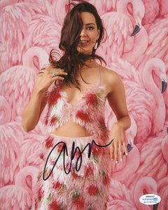 Aubrey Plaza Sexy Signed Autograph 8x10 Photo ACOA