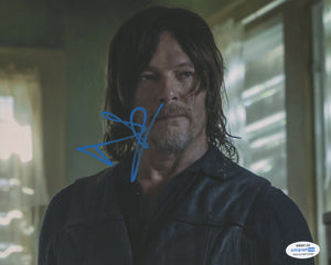 Norman Reedus Walking Dead Signed Autograph 8x10 Photo ACOA