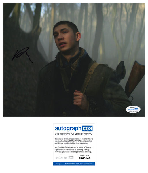 Archie Renaux Shadow and Bone Signed Autograph 8x10 Photo ACOA