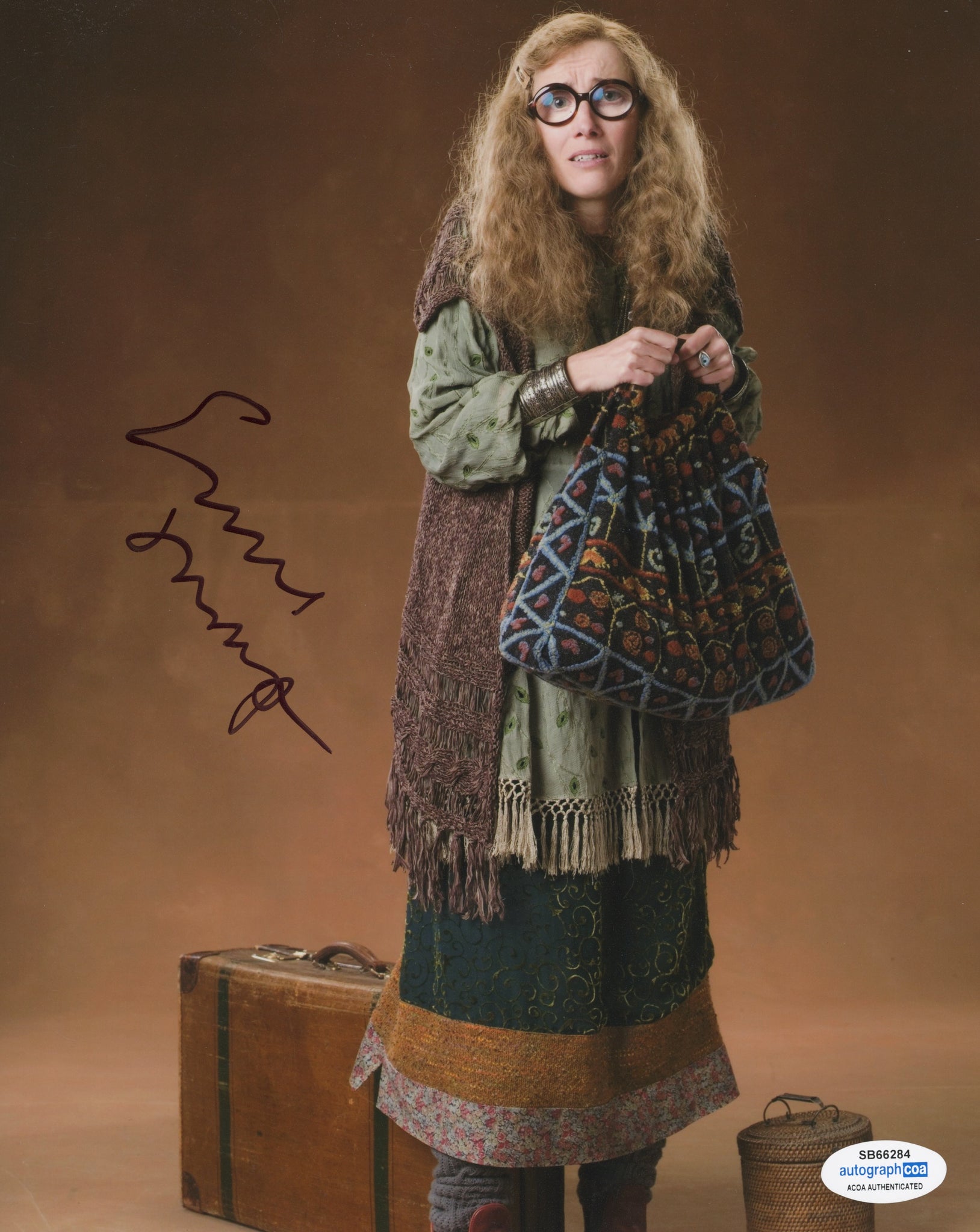 Emma Thompson Harry Potter Signed Autograph 8x10 Photo ACOA