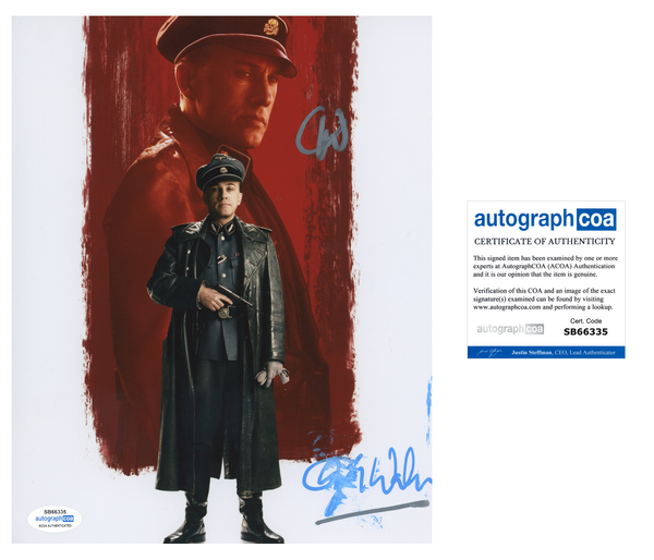 Christoph Waltz Inglorious Basterds Signed Autograph 8x10 Photo ACOA