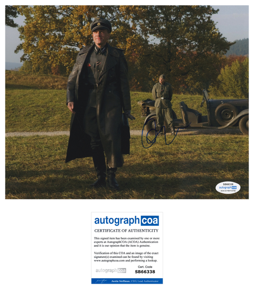 Christoph Waltz Inglorious Basterds Signed Autograph 8x10 Photo ACOA