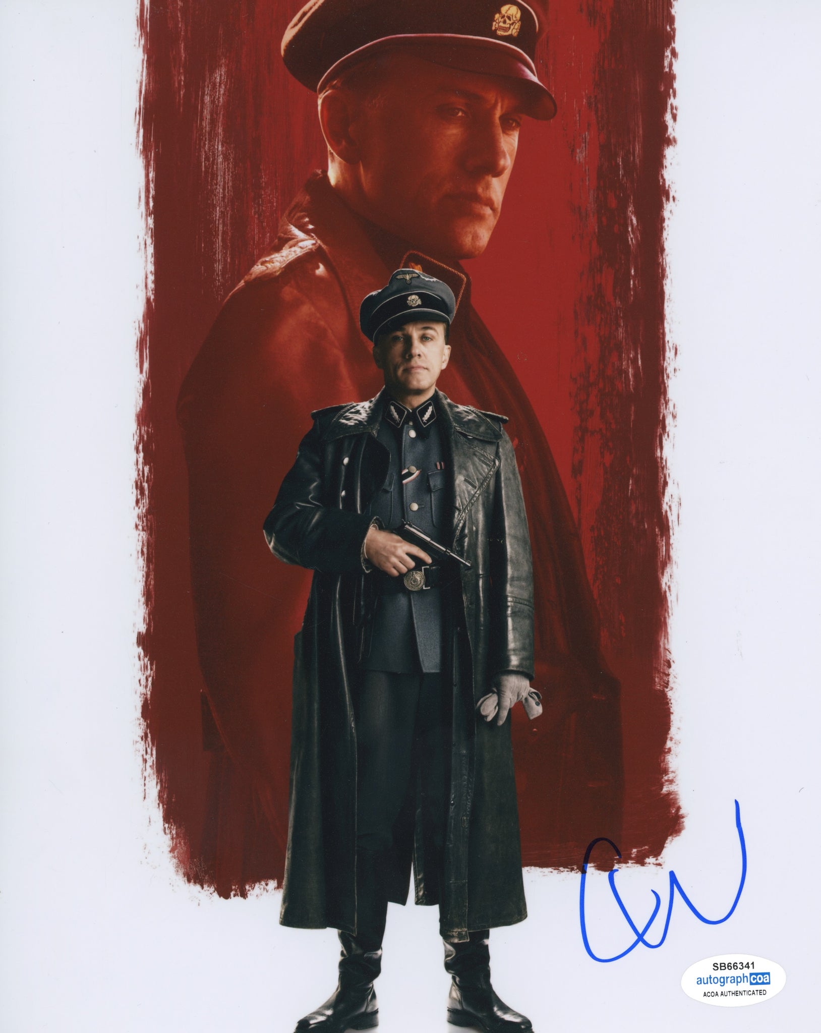 Christoph Waltz Inglorious Basterds Signed Autograph 8x10 Photo ACOA