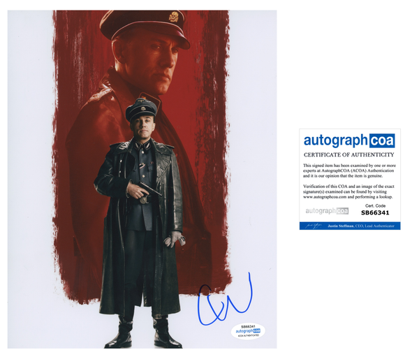 Christoph Waltz Inglorious Basterds Signed Autograph 8x10 Photo ACOA