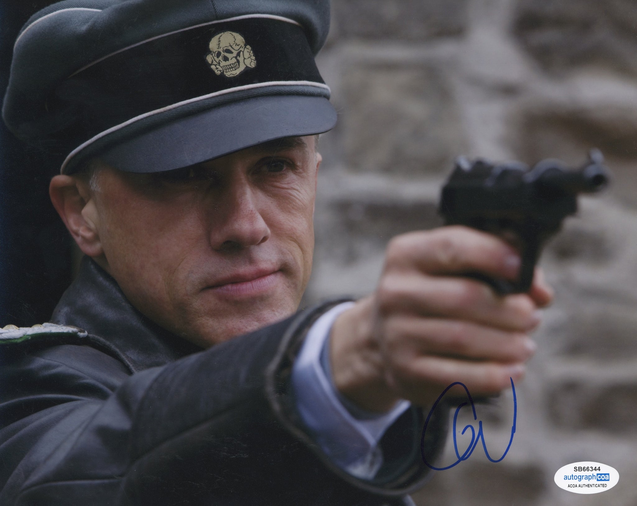 Christoph Waltz Inglorious Basterds Signed Autograph 8x10 Photo ACOA