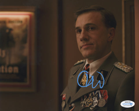 Christoph Waltz Inglorious Basterds Signed Autograph 8x10 Photo ACOA