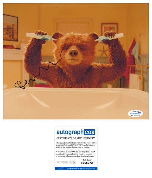 Ben Whishaw Paddington Signed Autograph 8x10 Photo ACOA