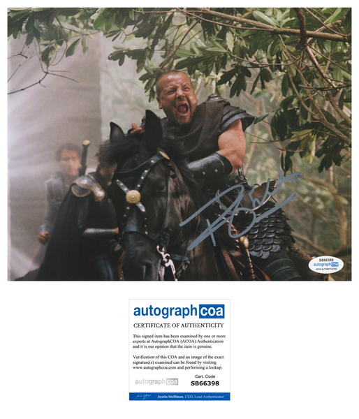Ray Winstone King Arthur Signed Autograph 8x10 Photo ACOA