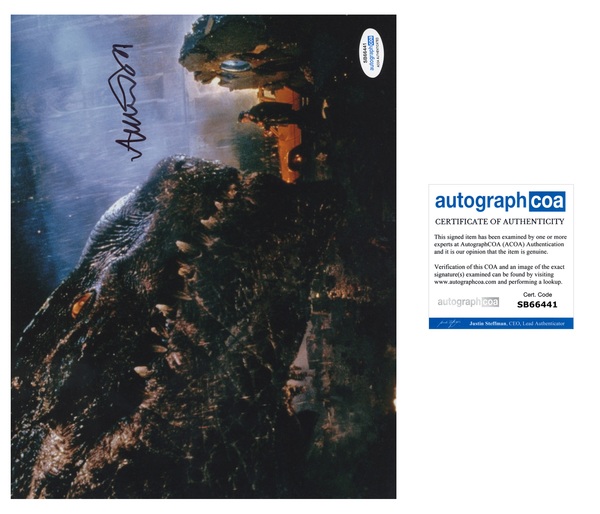 Matthew Broderick Godzilla Signed Autograph 8x10 Photo ACOA