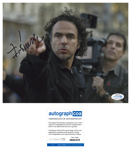 Alejandro G Inarritu Revenant Signed Autograph 8x10 Photo ACOA