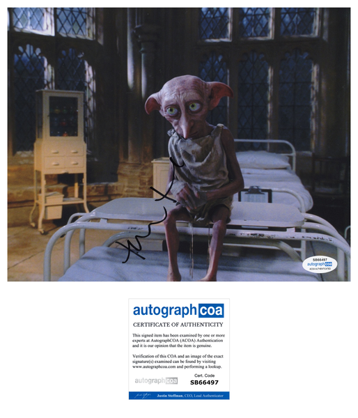 Toby Jones Harry Potter Signed Autograph 8x10 Photo ACOA