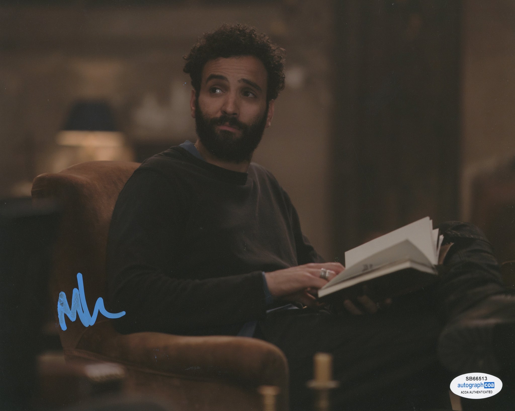 Marwan Kenzari Old Guard Signed Autograph 8x10 Photo ACOA