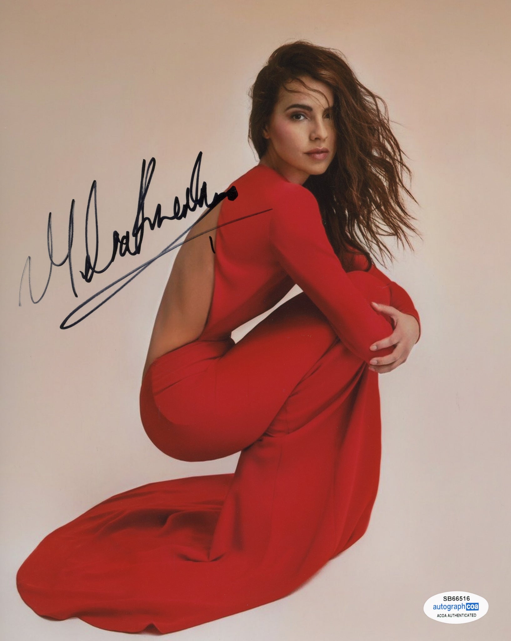 Melia Kreiling Sexy Signed Autograph 8x10 Photo ACOA