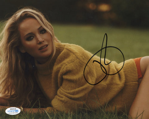 Jennifer Lawrence Sexy Signed Autograph 8x10 Photo ACOA