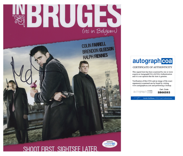 Martin McDonagh In Bruges Signed Autograph 8x10 Photo ACOA