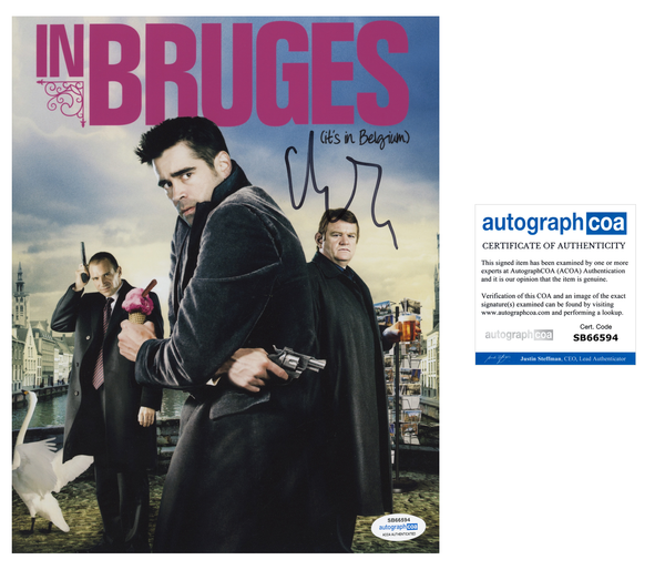 Martin McDonagh In Bruges Signed Autograph 8x10 Photo ACOA