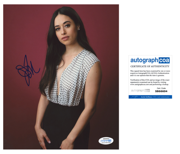 Jeanine Mason Sexy Signed Autograph 8x10 Photo ACOA