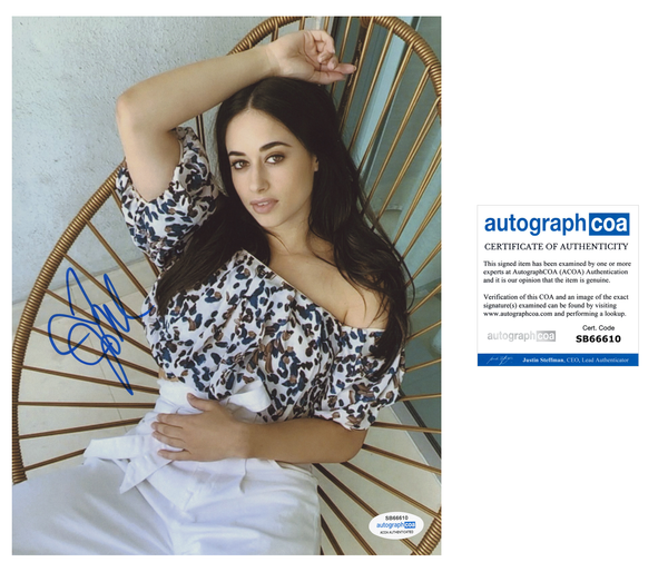 Jeanine Mason Sexy Signed Autograph 8x10 Photo ACOA