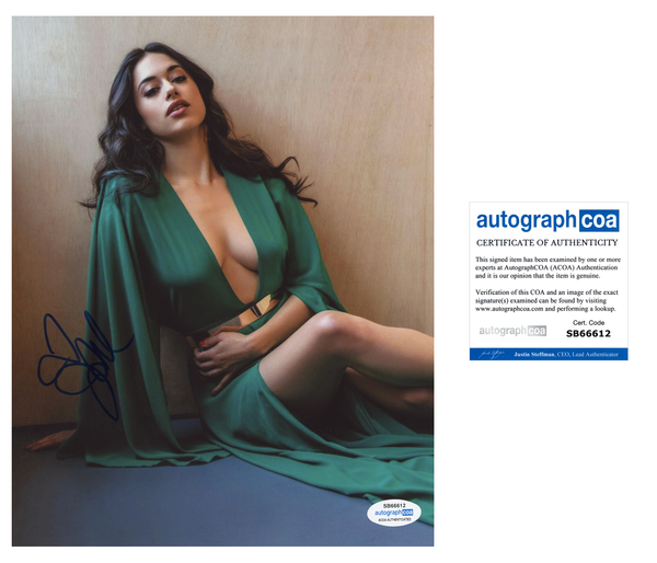 Jeanine Mason Sexy Signed Autograph 8x10 Photo ACOA