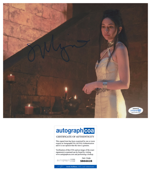 Sonoya Mizuno House of Dragon Signed Autograph 8x10 Photo ACOA