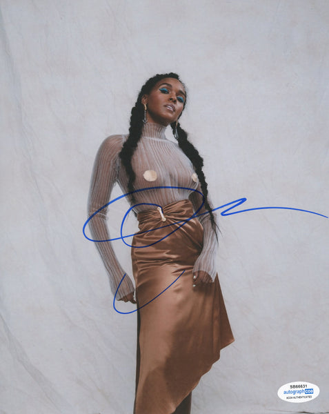 Janelle Monae Sexy Signed Autograph 8x10 Photo ACOA