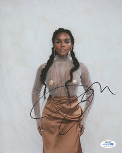 Janelle Monae Sexy Signed Autograph 8x10 Photo ACOA