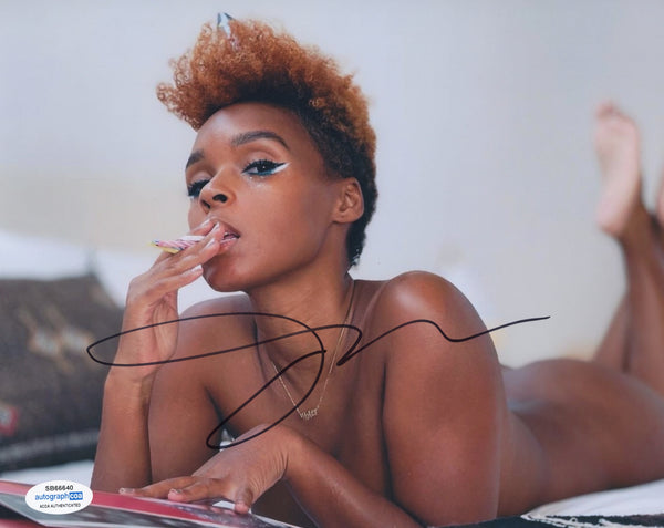 Janelle Monae Sexy Signed Autograph 8x10 Photo ACOA