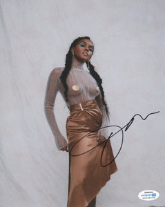 Janelle Monae Sexy Signed Autograph 8x10 Photo ACOA