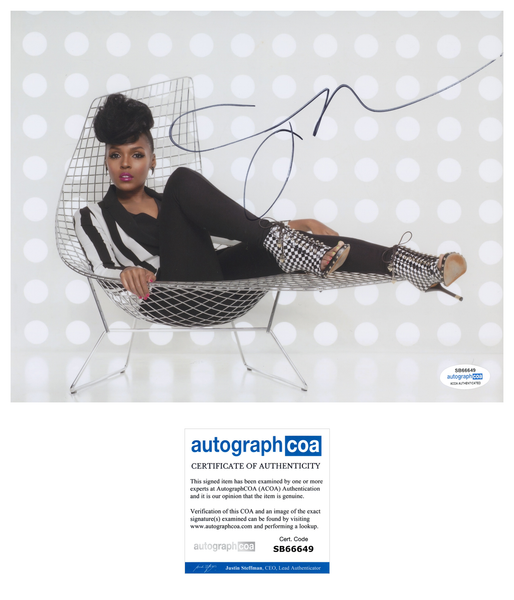 Janelle Monae Sexy Signed Autograph 8x10 Photo ACOA