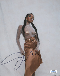 Janelle Monae Sexy Signed Autograph 8x10 Photo ACOA