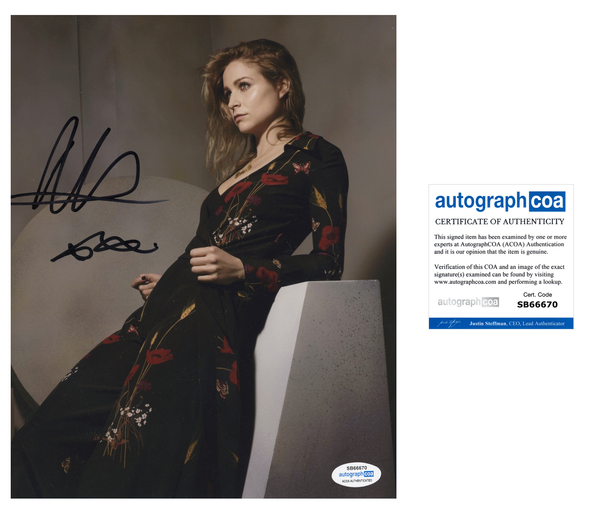 Niamh Algar Sexy Signed Autograph 8x10 Photo ACOA