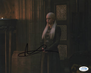 Milly Alcock House of the Dragon Signed Autograph 8x10 Photo ACOA