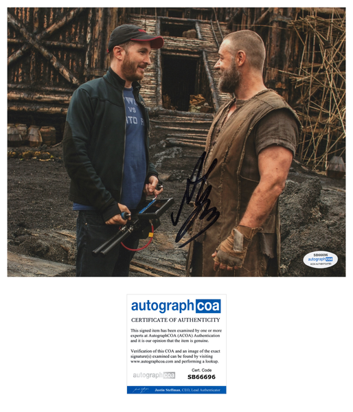 Darren Aronofsky Noah Signed Autograph 8x10 Photo ACOA