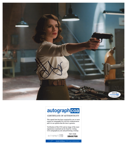 Hayley Atwell Agent Carter Signed Autograph 8x10 Photo ACOA