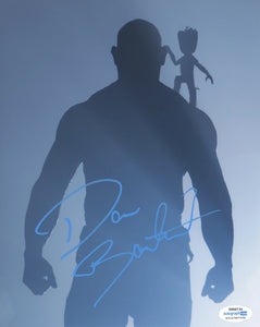 Dave Bautista Guardians of the Galaxy Signed Autograph 8x10 Photo ACOA