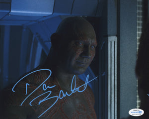 Dave Bautista Guardians of the Galaxy Signed Autograph 8x10 Photo ACOA