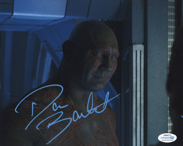 Dave Bautista Guardians of the Galaxy Signed Autograph 8x10 Photo ACOA