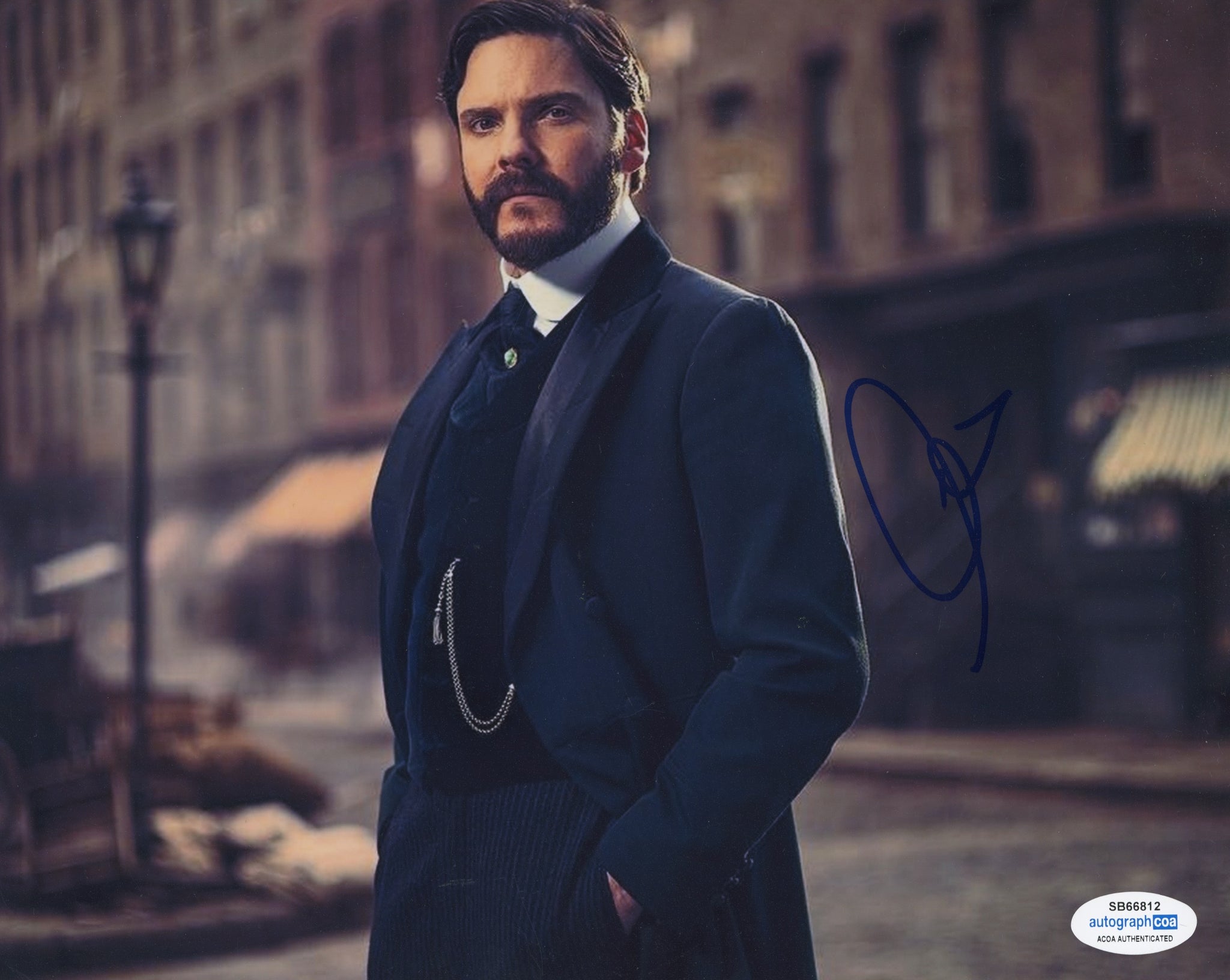 Daniel Bruhl The Alienist Signed Autograph 8x10 Photo ACOA