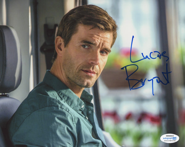 Lucas Bryant Hallmark Signed Autograph 8x10 Photo ACOA