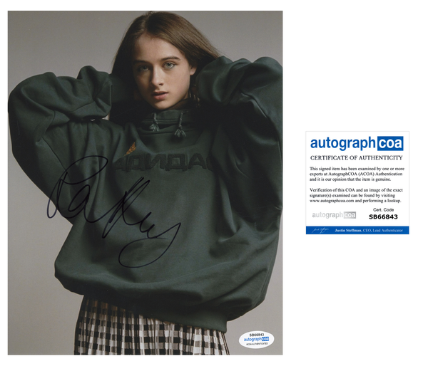 Raffey Cassidy Sexy Signed Autograph 8x10 Photo ACOA