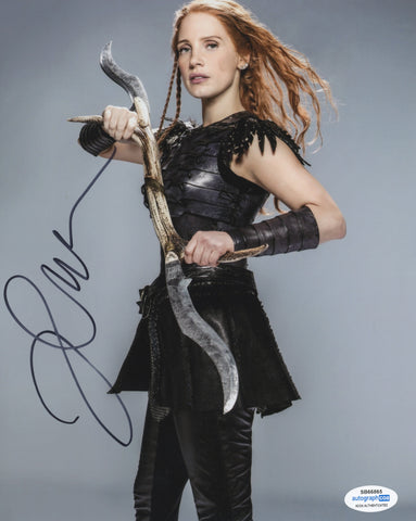 Jessica Chastain Huntsman Signed Autograph 8x10 Photo ACOA
