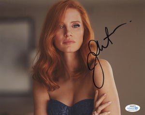 Jessica Chastain Sexy Signed Autograph 8x10 Photo ACOA