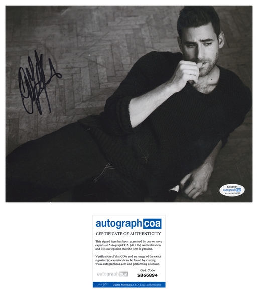 Oliver Jackson Cohen Signed Autograph 8x10 Photo ACOA