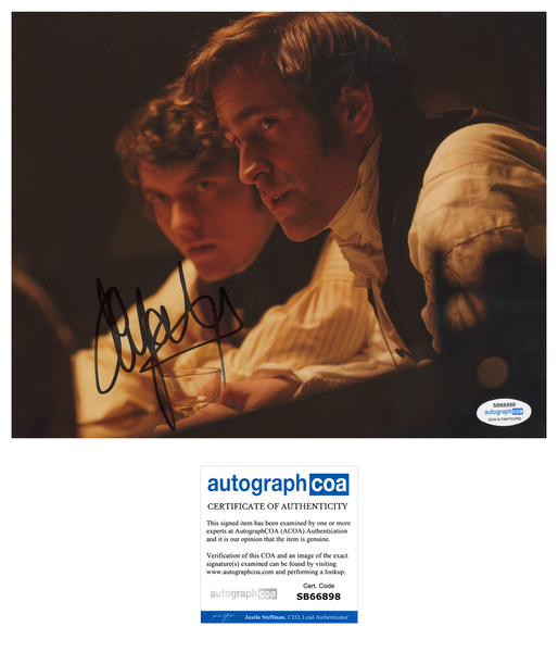 Oliver Jackson Cohen Signed Autograph 8x10 Photo ACOA