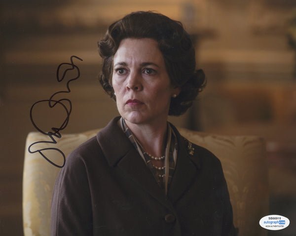 Olivia Colman The Crown Signed Autograph 8x10 Photo ACOA