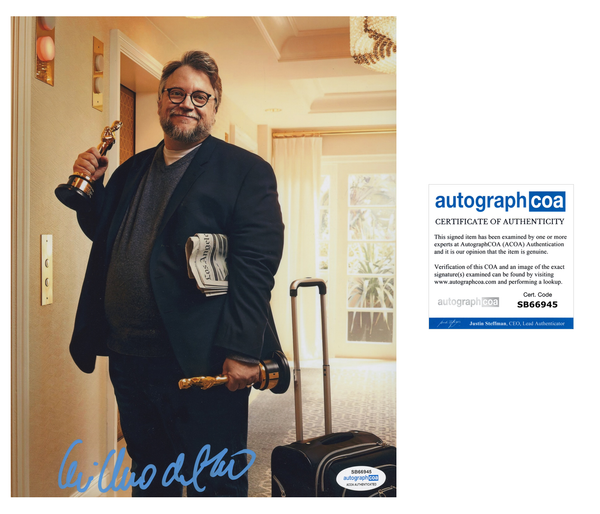 Guillermo Del Toro Signed Autograph 8x10 Photo ACOA